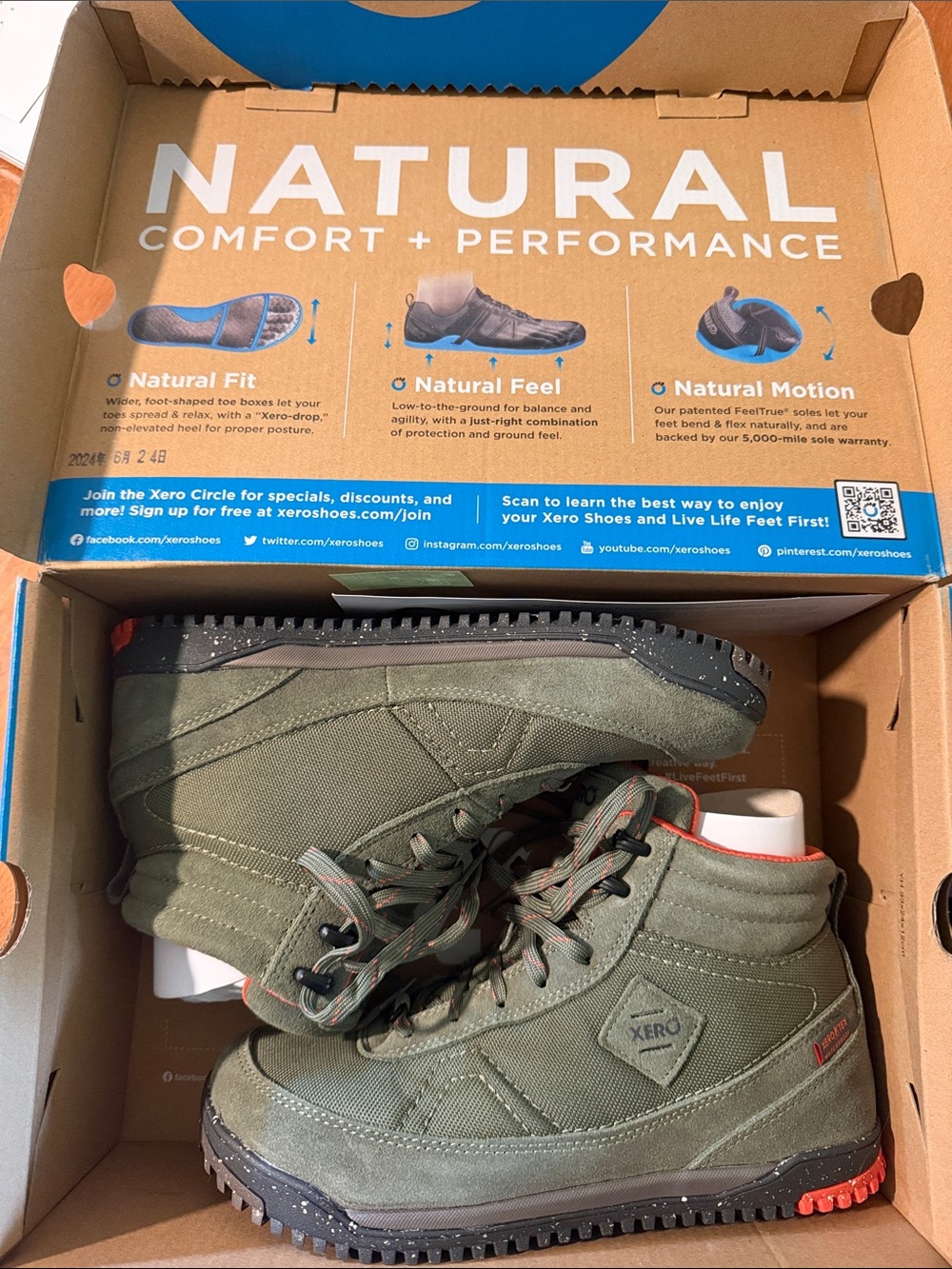 Olive Green Women’s Lightweight Hiking Boots